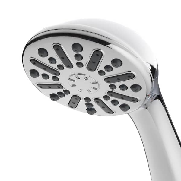 Glacier Bay Push Release 6-Spray Wall Mount Handheld Shower Head 1.8 GPM in  Chrome 8571101HC - The Home Depot