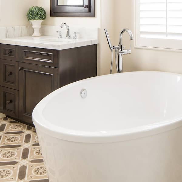 Enchante Square 7 in. x 7 in. Splendid Porcelain Floor Tile (11.63 sq. ft./Case)