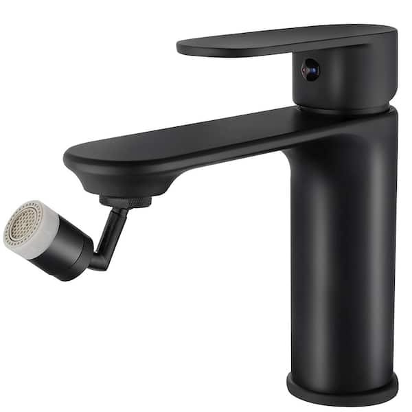 Mediterraneo Single-Handle Bidet Faucet in Black