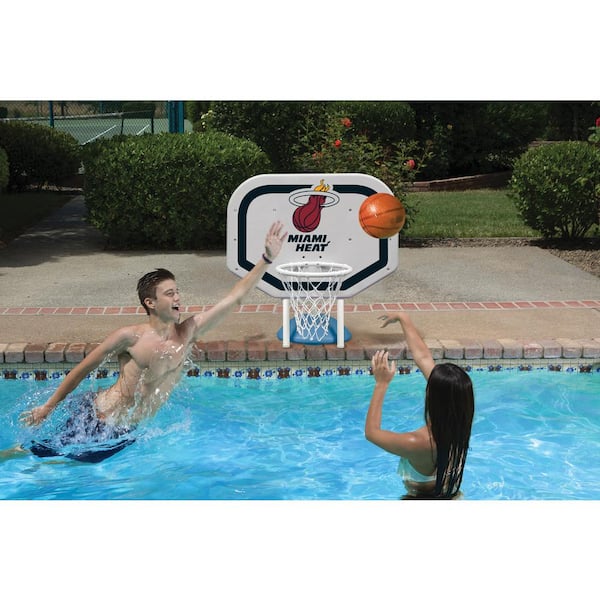 Poolmaster Miami Heat NBA Pro Rebounder Poolside Basketball Game