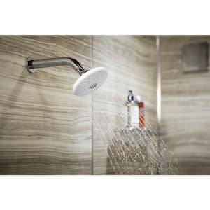Exhale 4-Spray 4.8125 in. Shower Head in Vibrant Polished Nickel