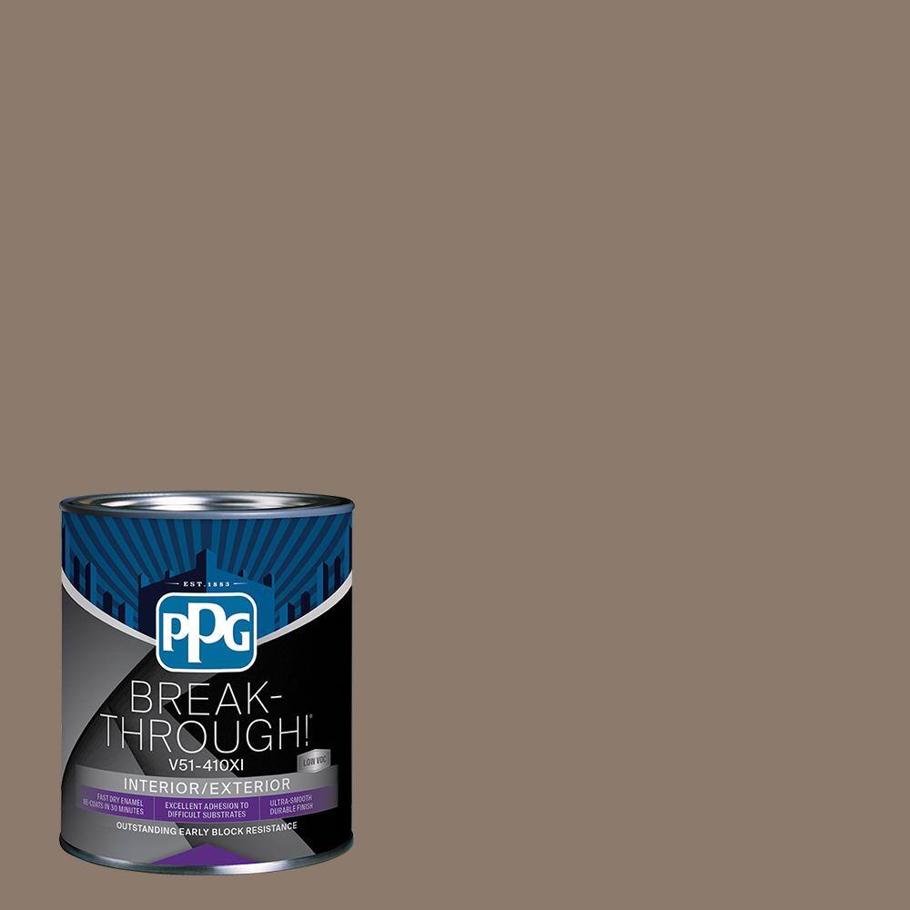 Break-Through! 1 qt. PPG1021-5 Thunderbird Semi-Gloss Door, Trim & Cabinet  Paint PPG1021-5B-04SG - The Home Depot