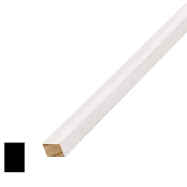 1/2 in. D x 3/4 in. W x 96 in. L Pine Wood Primed Finger-Joint S4S Pack (12-Pack)
