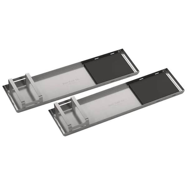 Bon Tool Stainless Steel Knee Boards with Knee Pads (Pair)