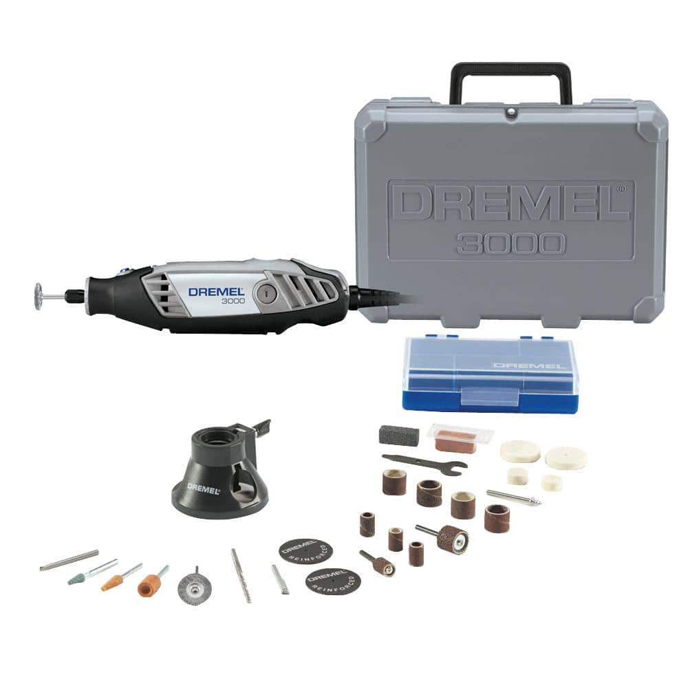 3000 Series 1.2 Variable Corded Rotary Tool Kit with Rotary Tool WorkStation Stand and Press 30001/25H+22001 - The Home Depot