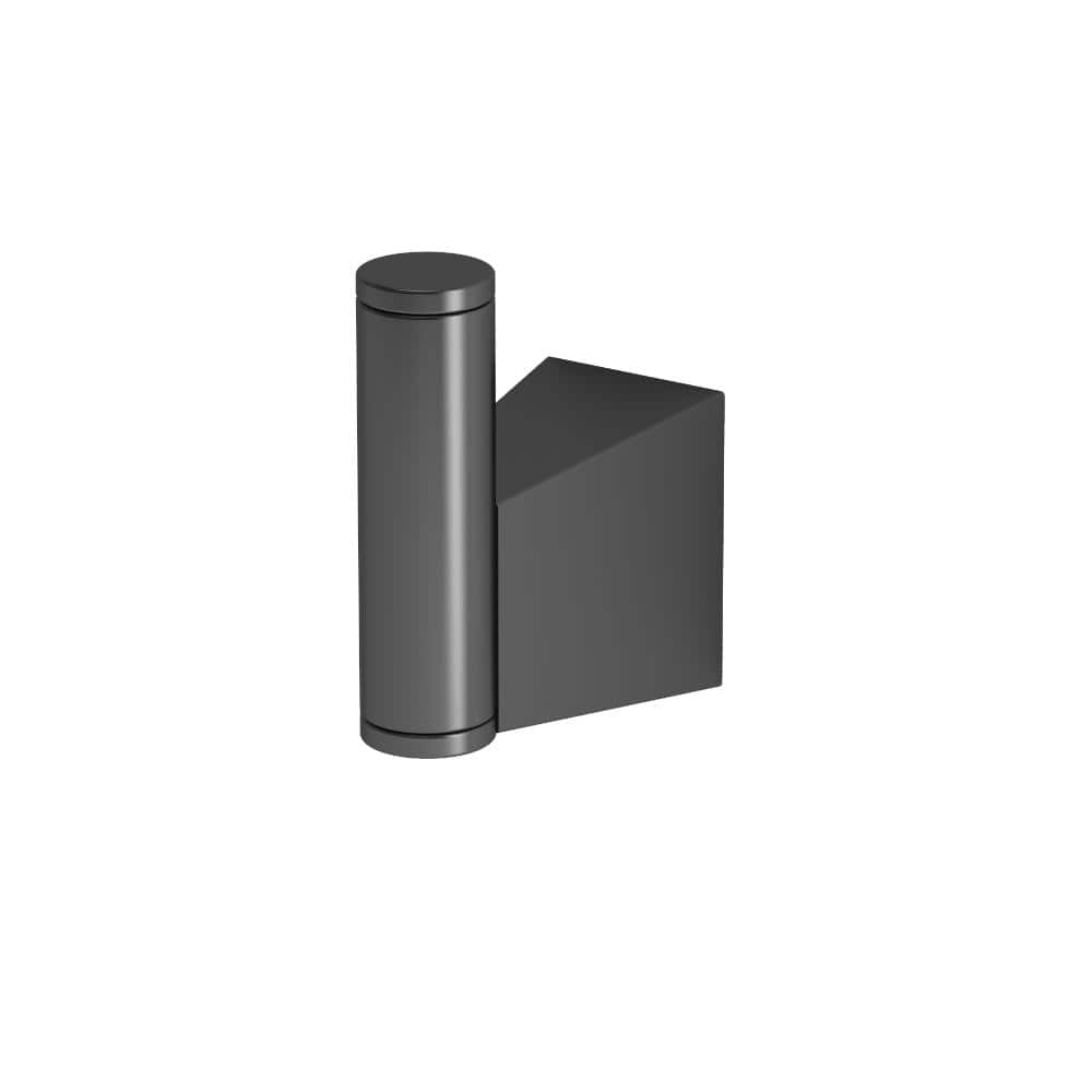 Gatco Bleu Single Robe Hook in Matte Black