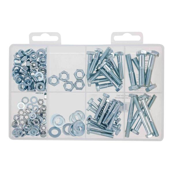 Hillman Zinc Metric Nut, Washer and Hex Bolt Assorted Kit (161