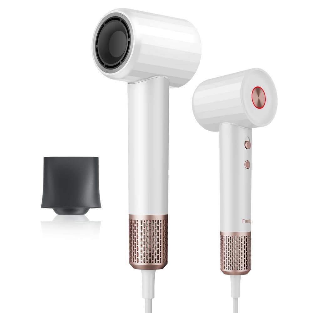 High Speed 1500-Watt Hair Dryer in White