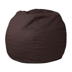 Small Solid Brown Kids Bean Bag Chair