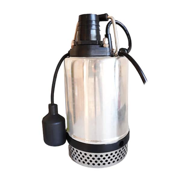 1-HP Submersible Utility Water Pump, 2 in. Outlet, 73 GPM, 750W Electric Dewatering Pump for Drainage, Irrigation