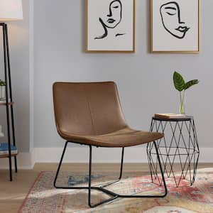 Oakburne Camel Brown Upholstered Accent Chair
