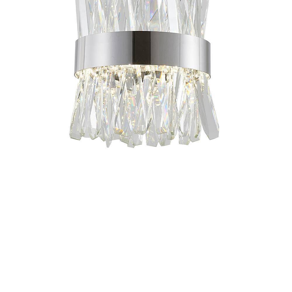 Chrome Crystal LED Mini Pendant Light
