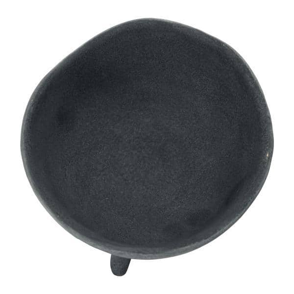 Matte Black Terracotta Footed Bowl Planter