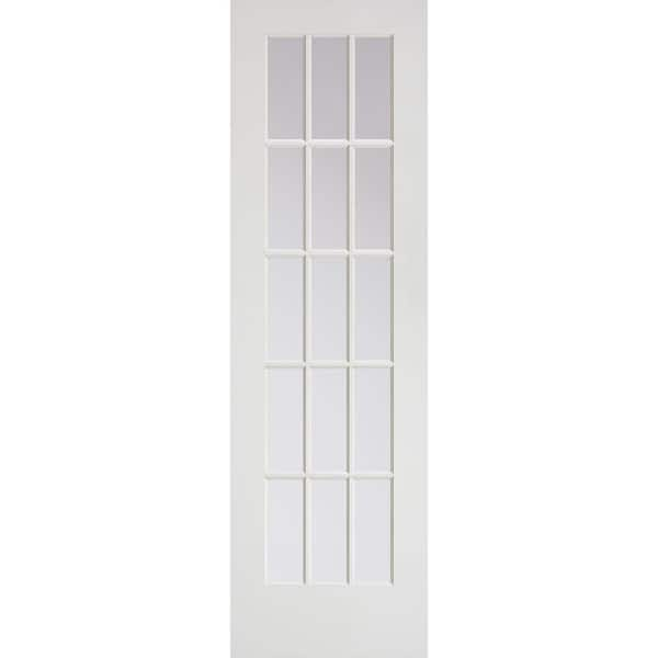 Masonite 24 In. X 80 In. Primed 15 Lite Solid Core Pine Interior Door 