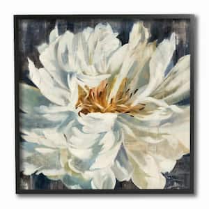 "Organic Blooming White Petals with Rustic Charm" by Third and Wall Framed Country Wall Art Print 12 in. x 12 in.