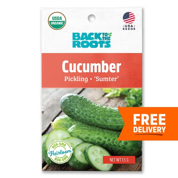 Back to the Roots Organic Sumter Cucumber Seed (1-Pack)
