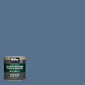 8 oz. #PPU14-01 Arrowhead Lake Solid Color Waterproofing Exterior Wood Stain and Sealer Sample