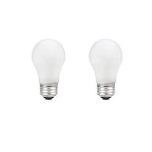 40-Watt A15 Double Life Incandescent Light Bulb in Soft White Color 2700K Temperature (2-Pack)