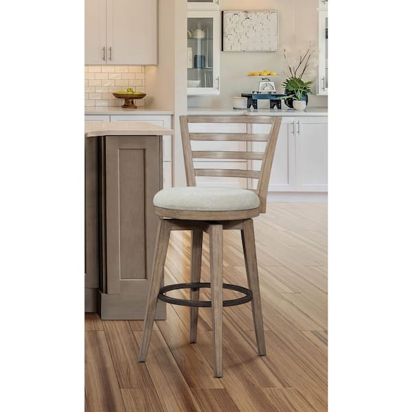 American Woodcrafters Meadowbrook Brown Wood Bar Stool