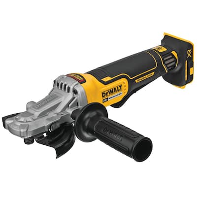 20-Volt MAX XR Cordless Brushless 5 in. Flathead Paddle Switch Small Angle Grinder with Kickback Brake (Tool Only)