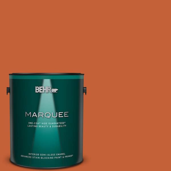 BEHR MARQUEE 1 gal. #T18-02 Civara Semi-Gloss Enamel Interior Paint & Primer