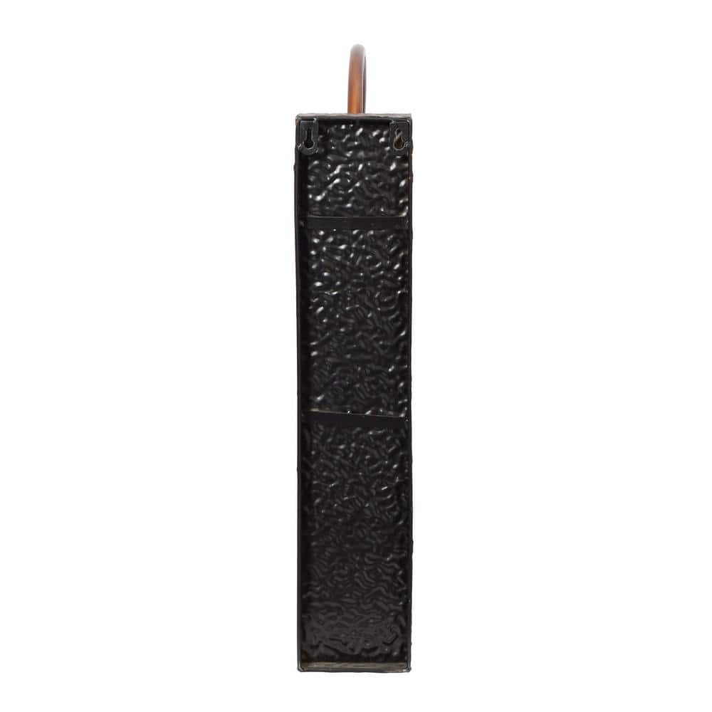 Bronze Iron and Glass Wall Sconce Lantern