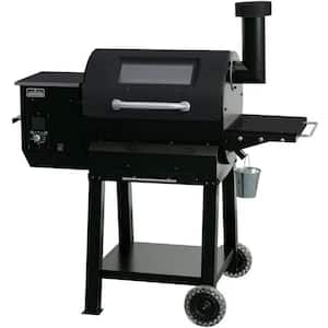 AS550P, Skylights Wood Pellet Grill Smoker - ASCA System, 515 Square Inches, View Window with Motion Lights, Black