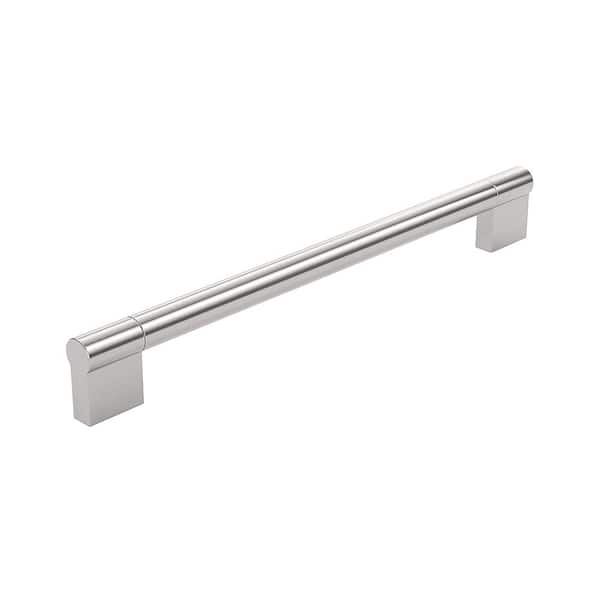 Richelieu Hardware Avellino Collection 8-13/16 in. (224 mm) Modern Brushed Nickel Cabinet Bar Pull