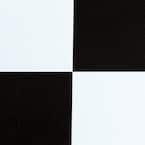 ACHIM Sterling Black and White Checkered 12 in. x 12 in. Peel and