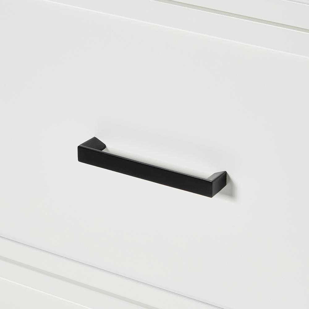 Kelly 66" White Wood Double Freestanding Vanity Cabinet
