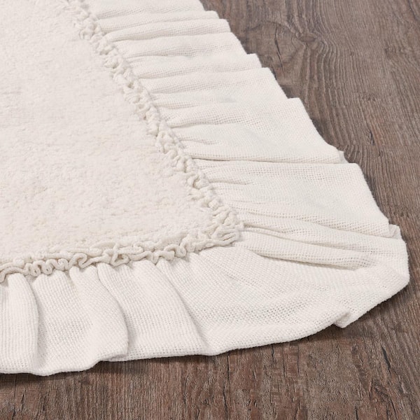 VHC Brands Burlap Natural Bathmat 20x30