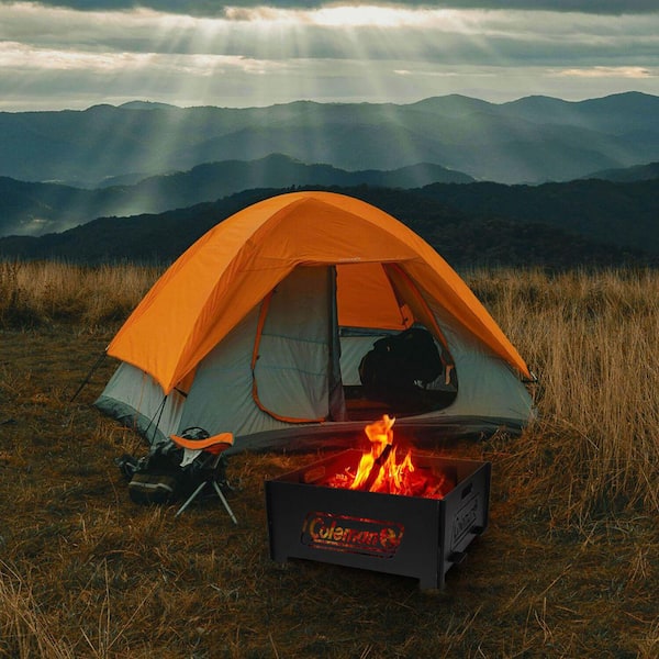 Coleman Pack-A-Way 10 in. Outdoor Wood Burning Portable Fire Pit