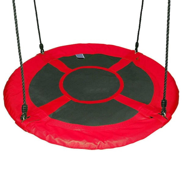 Giant 40in Nest Web Rope Hanging Tree Swing Seat with Steel Frame, 1 Pack