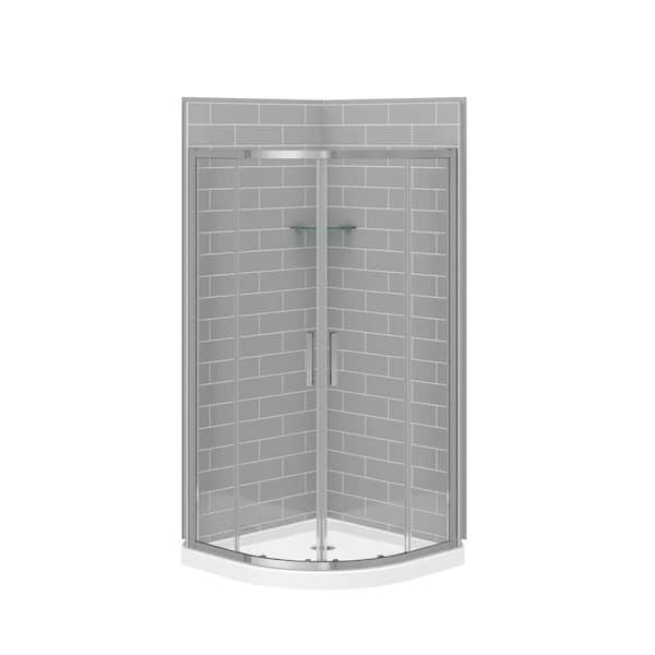 MAAX Utile Metro 36 in. W x 80 in. H Direct-to-Stud