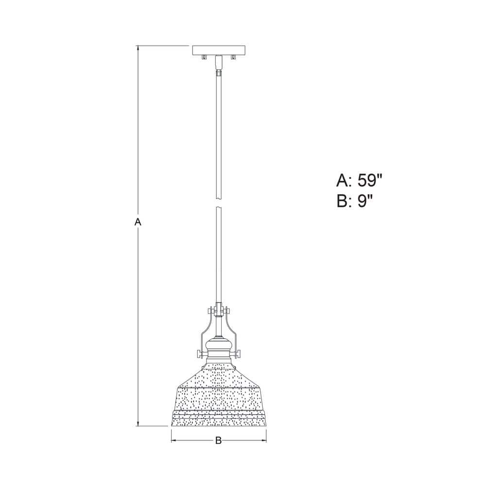 Beloit 9" Satin Nickel and Glass Mini Pendant Light