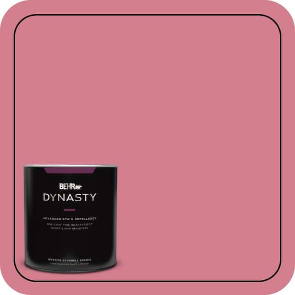 BEHR DYNASTY 1 qt. #P140-4 I Pink I Can Eggshell Enamel Interior Stain-Blocking Paint and Primer