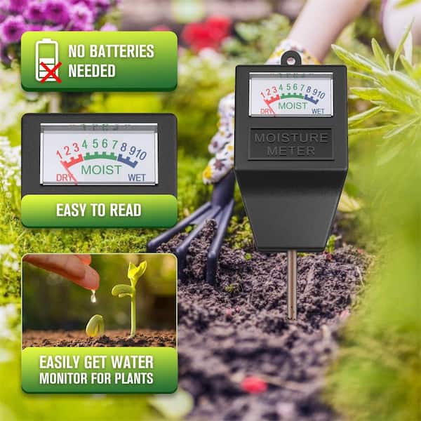 Electric Plant Soil Moisture Sensor Hygrometer Garden Flower