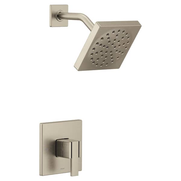 1-Handle Shower in Brushed Nickel 90-Degree M-CORE Three Eco-Performance Trim Kit (Valve Not Included)
