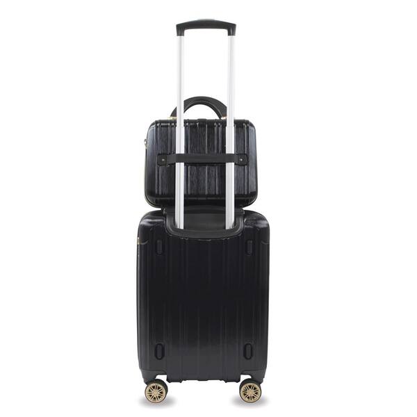American Green Travel Melrose S 2-Piece Black Carry-On Weekender