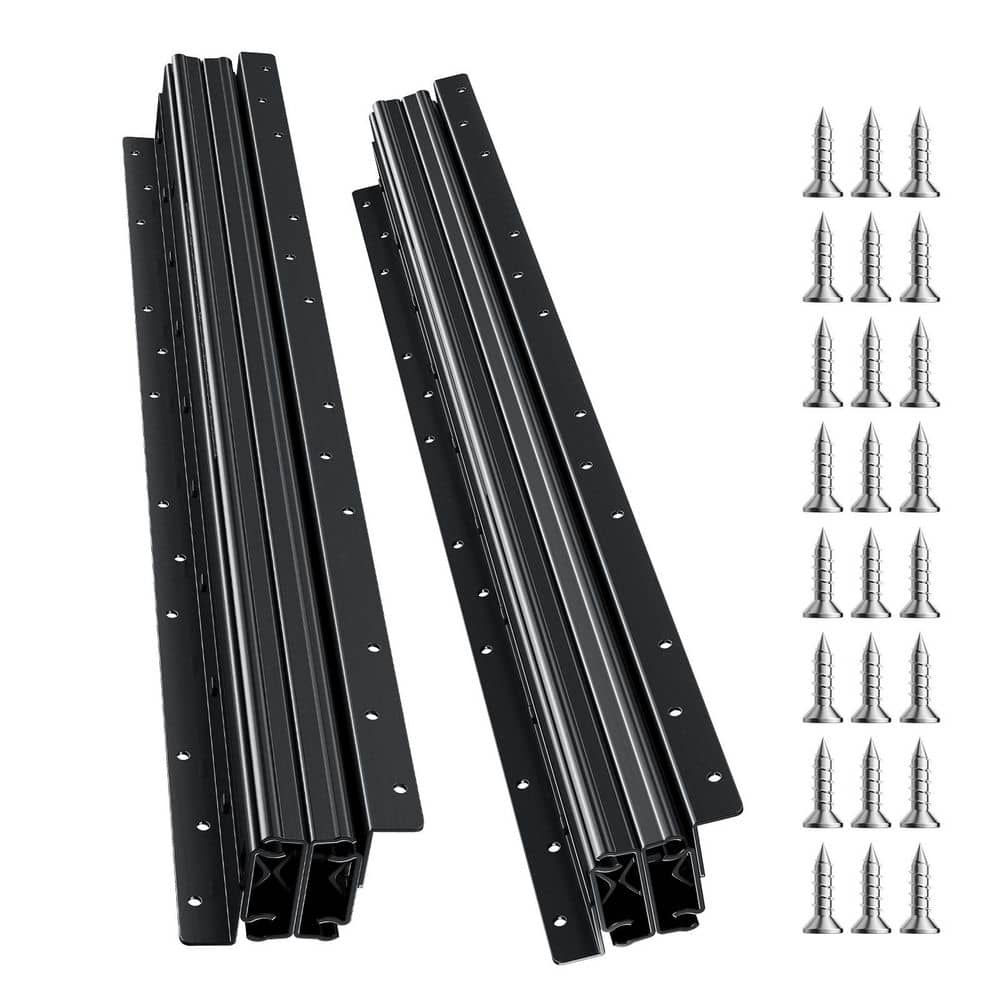 Undermount Drawer Slides, 24 in., Full Extension Ball Bearing Cabinet Rails, 260 lbs. Capacity Heavy Duty Glides, Black price history on PriceWatchPro