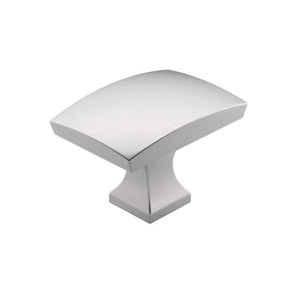 Rosemere Collection 1-3/4 in. (44 mm) Classic Brushed Nickel Rectangle Cabinet Knob