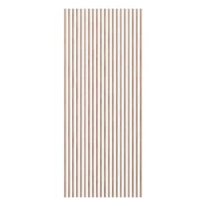 Heritage Premier Concave 94.5 in. H x 1 in. W Slatwall Panels in Red Oak 20-Pack