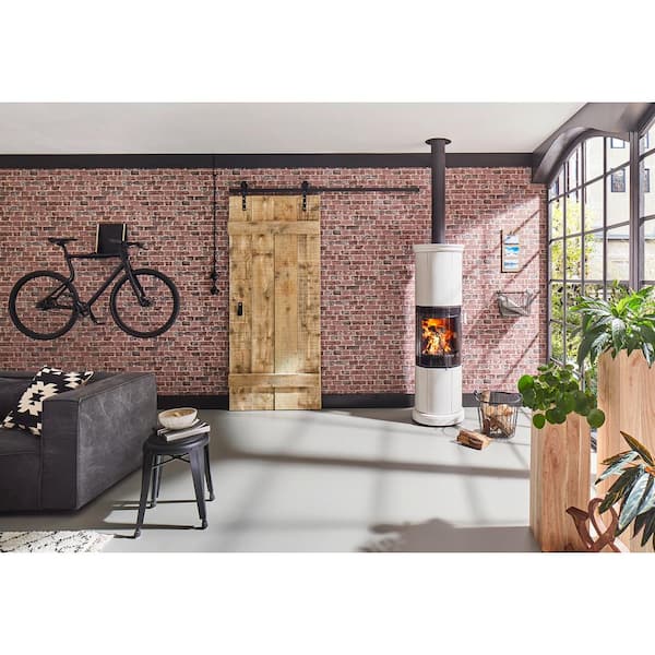 Baker Street Red Brick Wallpaper