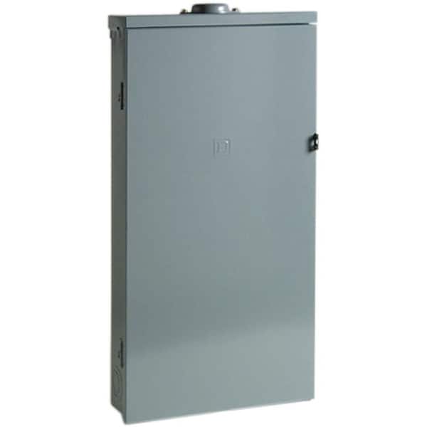 Square D QO 200 Amp 8-Space 16-Circuit Outdoor Main Breaker Load Center with Feed-Thru Lug and Cover