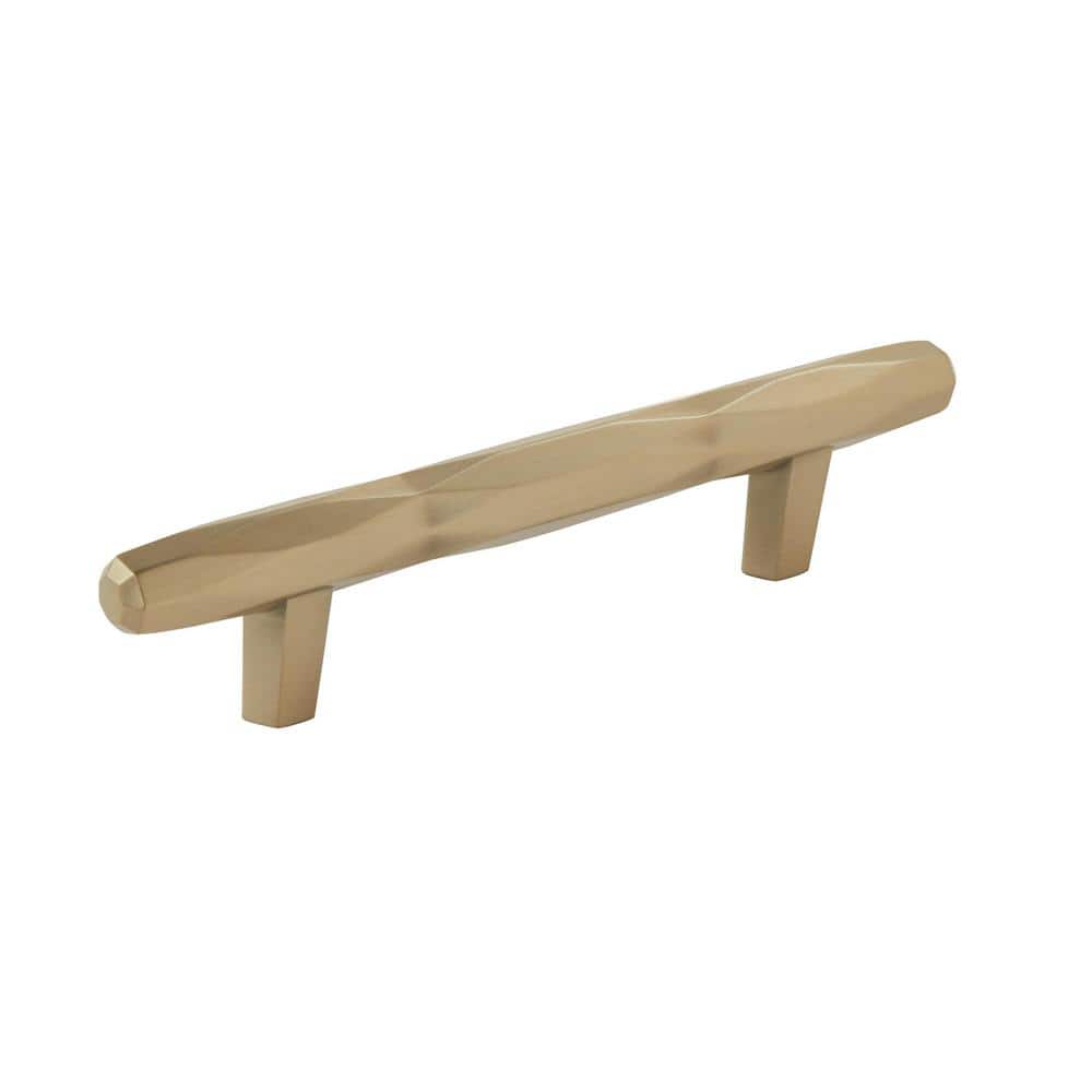 St. Vincent 3-3/4 in. (96mm) Modern Golden Champagne Bar Cabinet Pull
