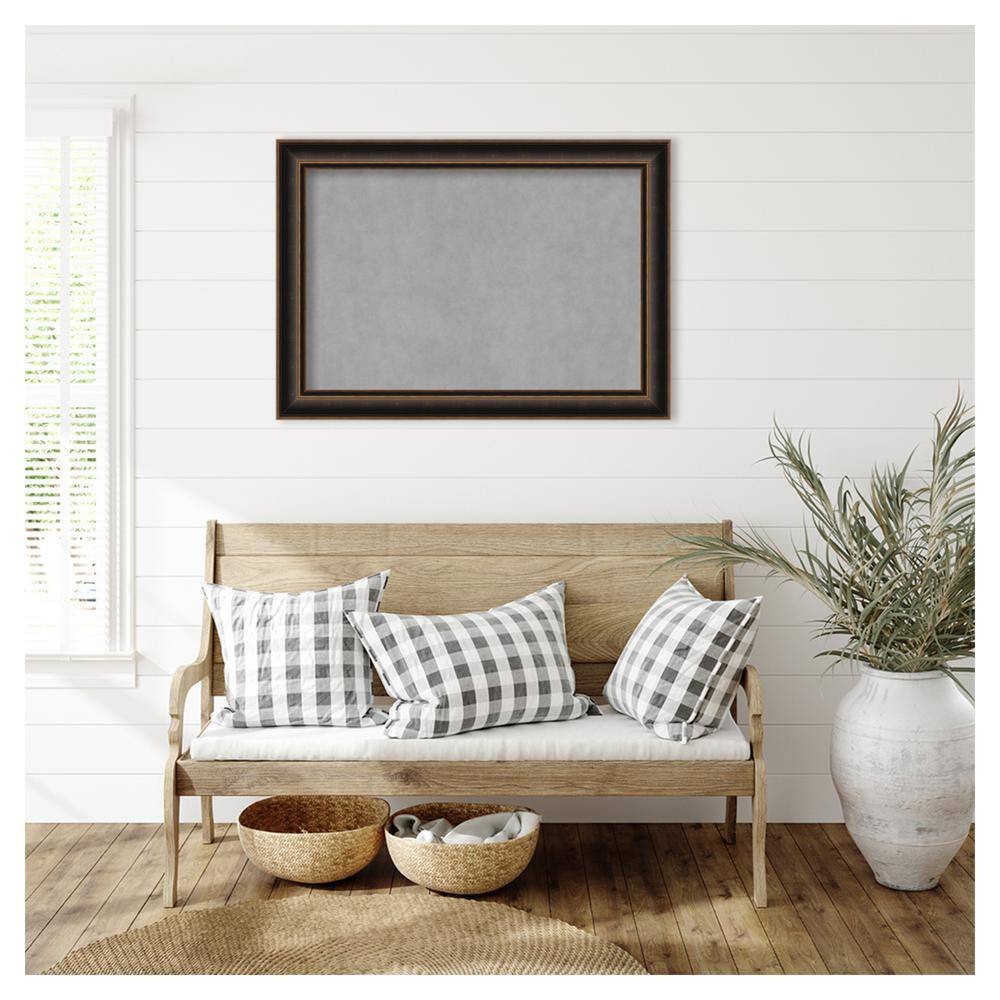Villa Oil Rubbed Bronze Framed Magnetic Memo Board