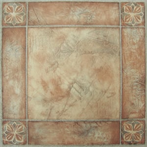 Sterling Spanish Rose 12 in. x 12 in. Peel and Stick Vinyl Tile (20 sq. ft. / case)