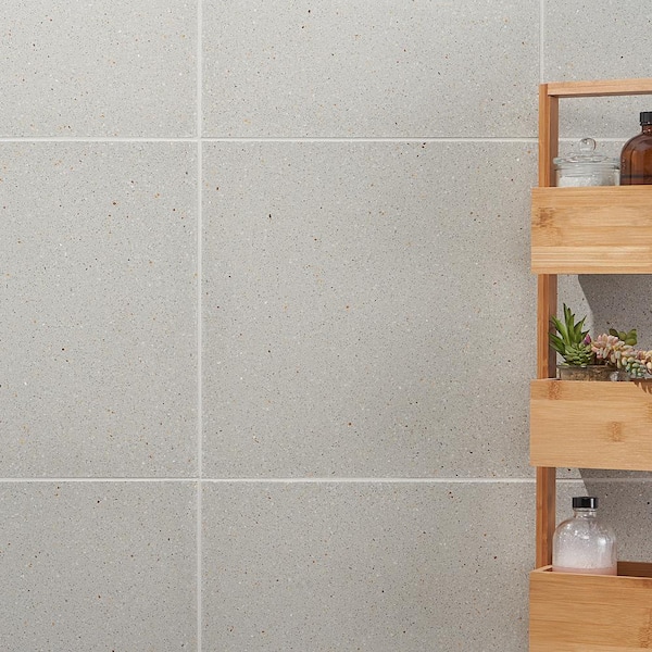 House on the Hill ロンパース (Tile) 60 Ivy Hill Tile LithoTech Greige Beige 11.81 in. x 11.81 in