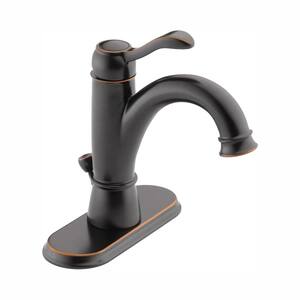 Porter Single Hole Single-Handle Bathroom Faucet in Oil Rubbed Bronze