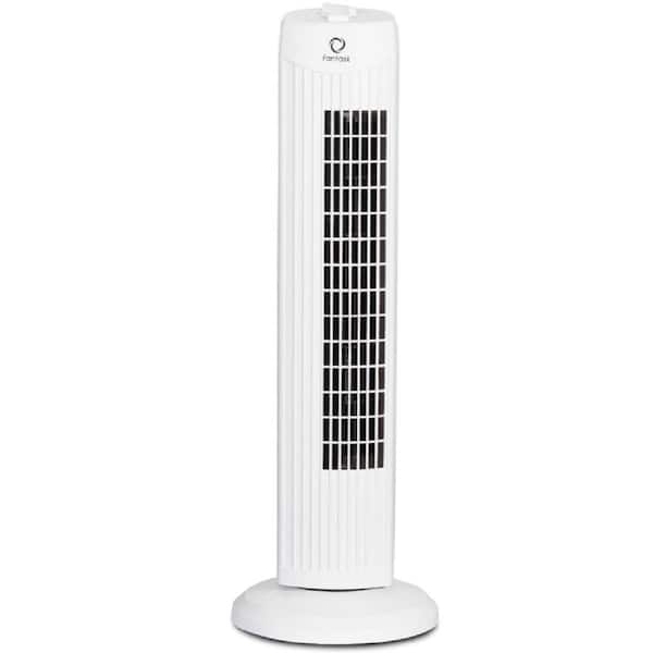 Costway 28 in. White Oscillating Tower Fan with 3 Wind Speeds